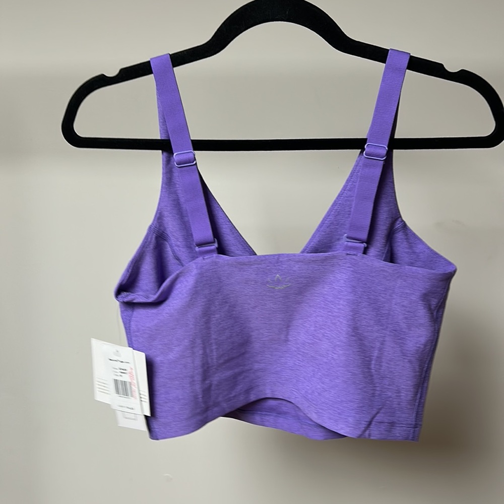 Beyond yoga always on cropped tank bright amethyst Heather - Picture 2 of 4